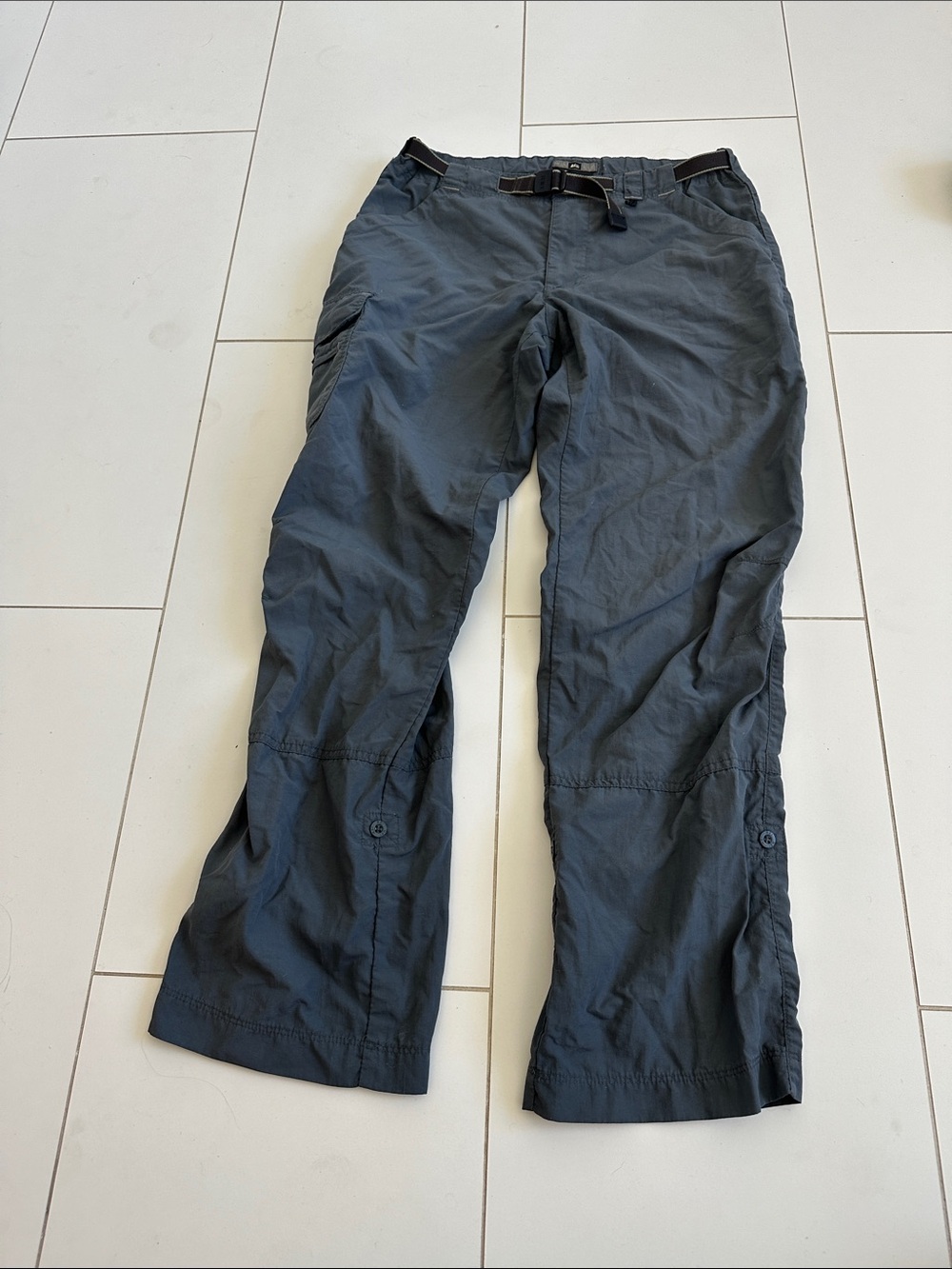 REI women’s blue Dark Gray Cargo Pants 2